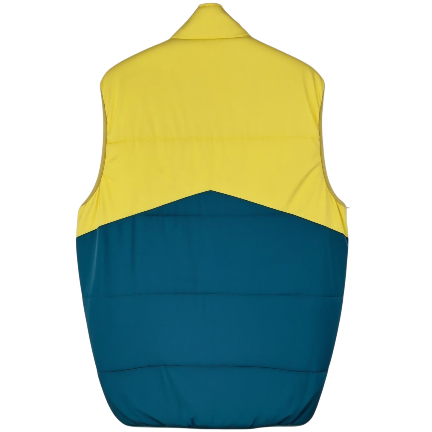 Australia Olympic Team Official Yellow & Green Puffer Vest Size 2XL