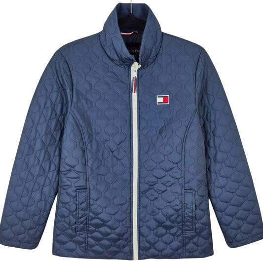 Tommy Hilfiger Womens Dark Blue Padded Jacket Size S