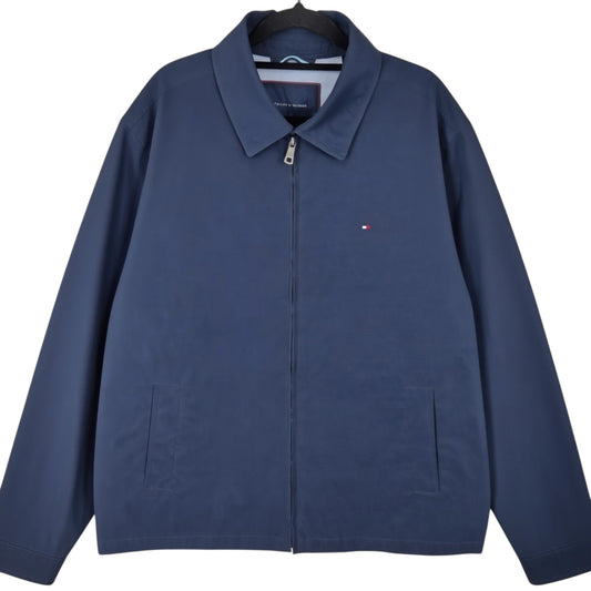 Tommy Hilfiger Dark Blue Collared Jacket Size XL