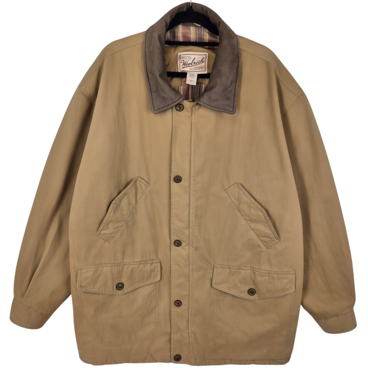 Vintage Woolrich 90's Brown Heavy Jacket Sie L