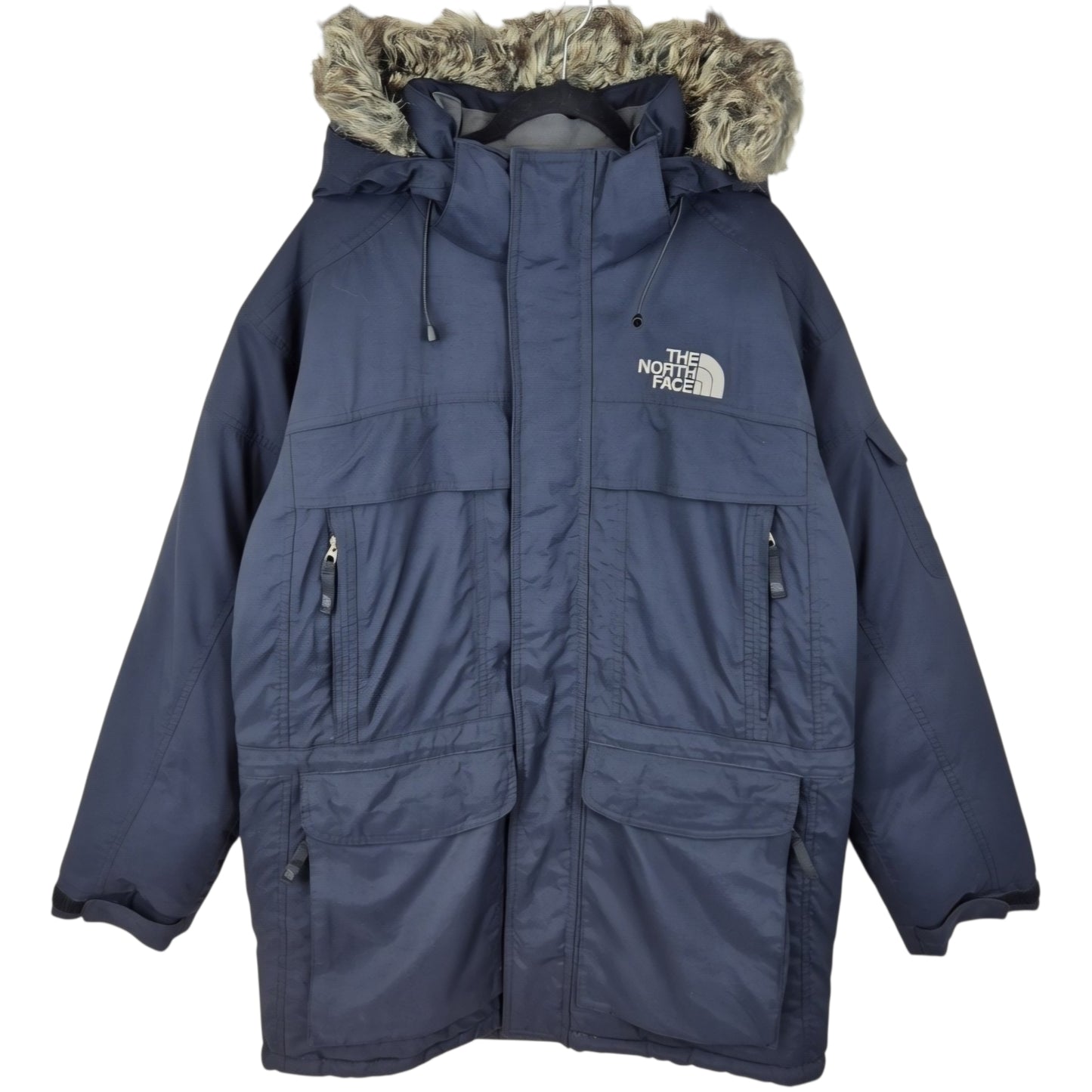 The North Face Heavy Quilted Trench Coat Jacket Size M