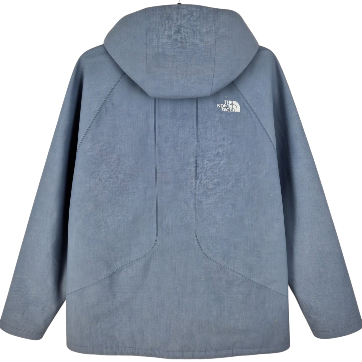 The North Face Womens Steel Blue Fleece Quilted Jacket Size L