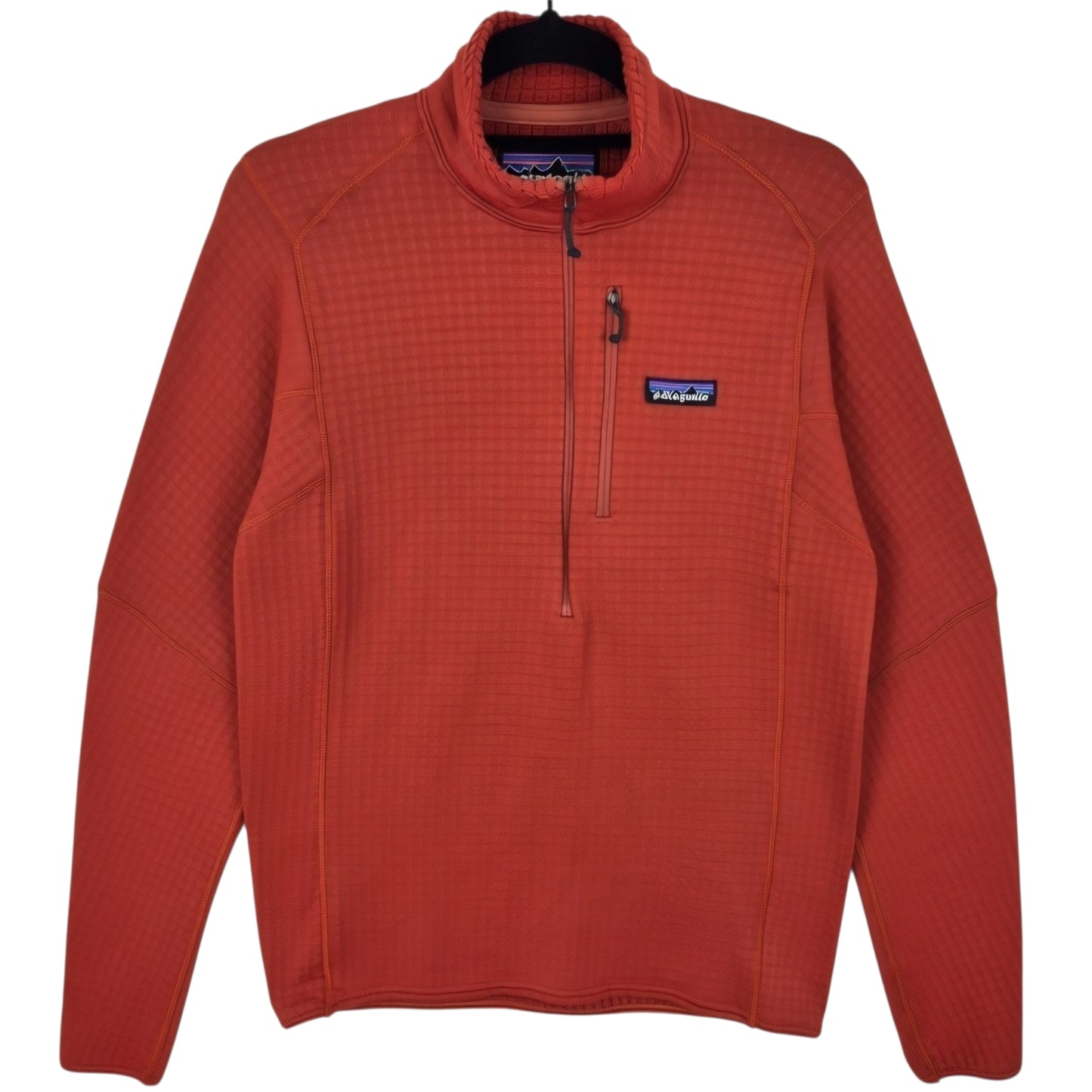 Patagonia Clay Brown Stretchy Zip Jumper Size S