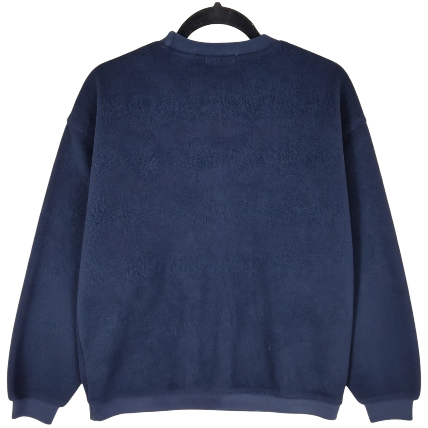 Vintage FILA Dark Blue Embroidered Crewneck Fleece Jumper Size XL