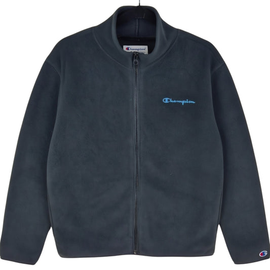 Champion Black Fleece Zip Jumper Size S