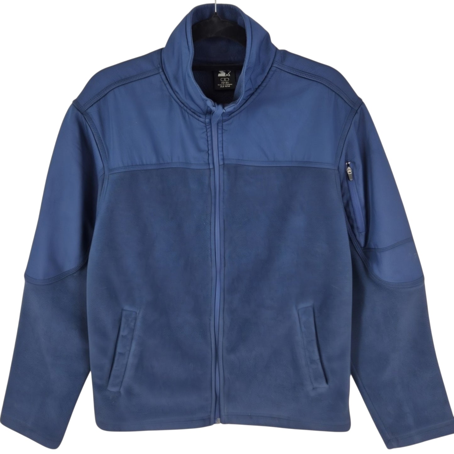 Vintage Starter Dark Blue Fleece Zip Jumper Size S