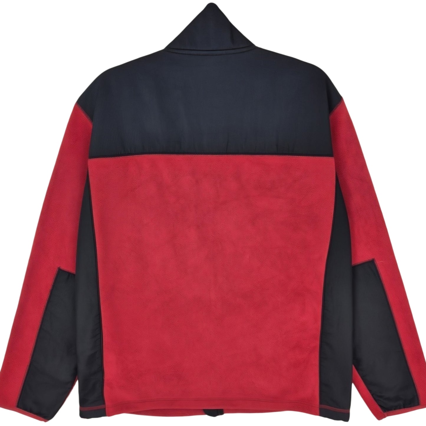 Vintage Starter Red Fleece Zip Jumper Size M