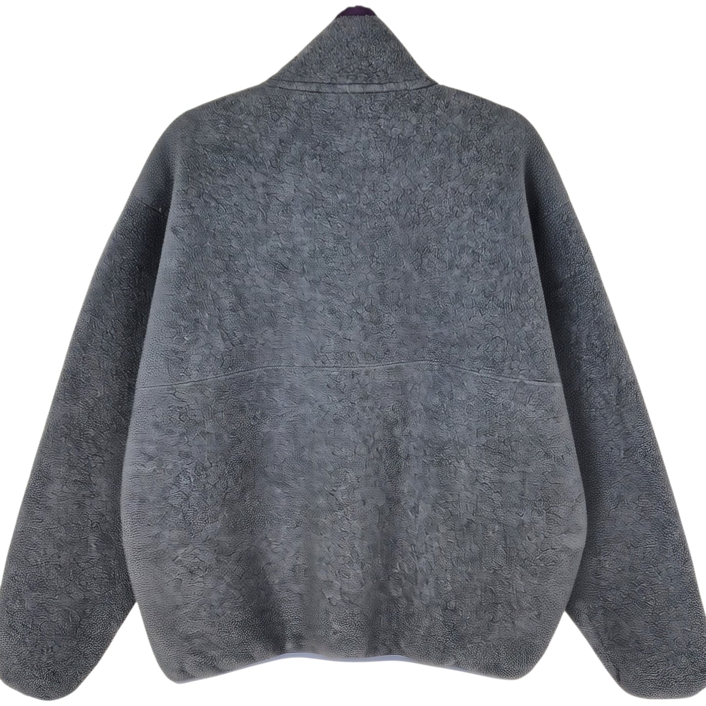 Vintage Patagonia 90's Grey USA Made Quarter Button Fleece Jumper Size L