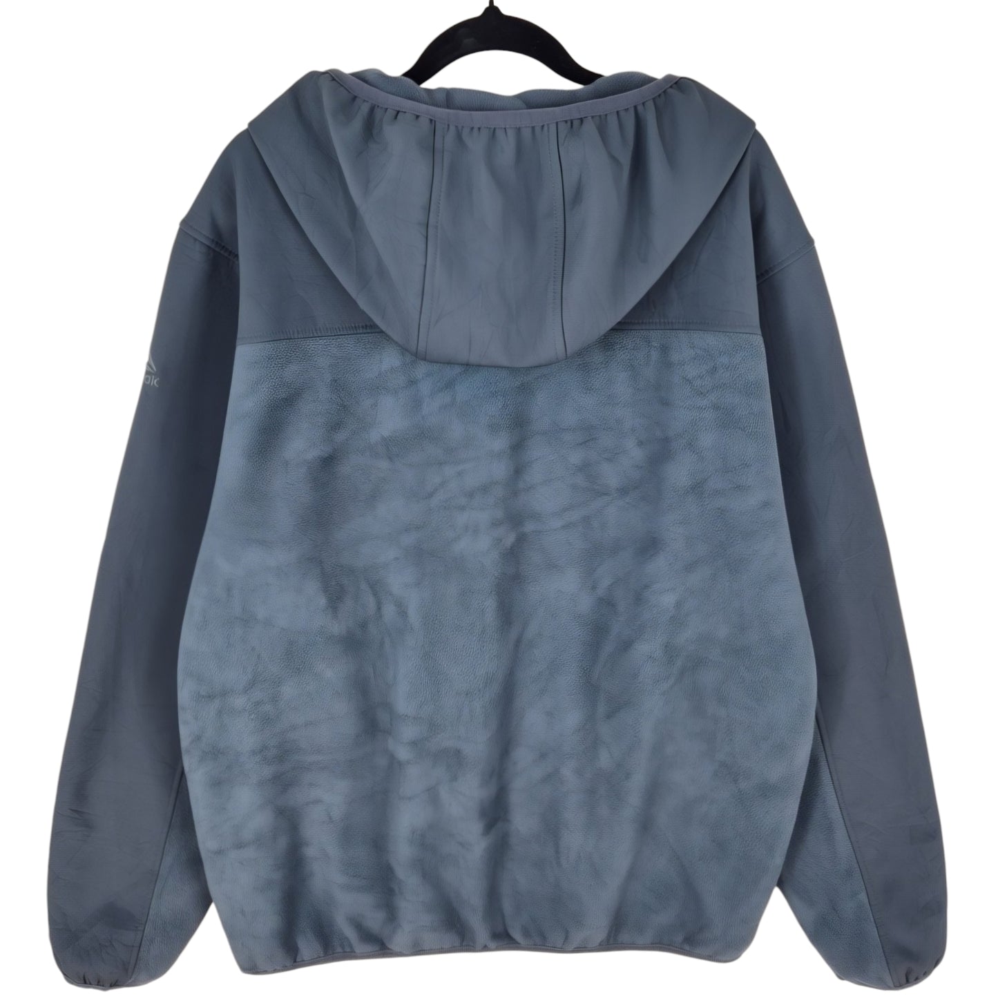 Reebok Grey Hooded Fleece Zip Jumper Size L