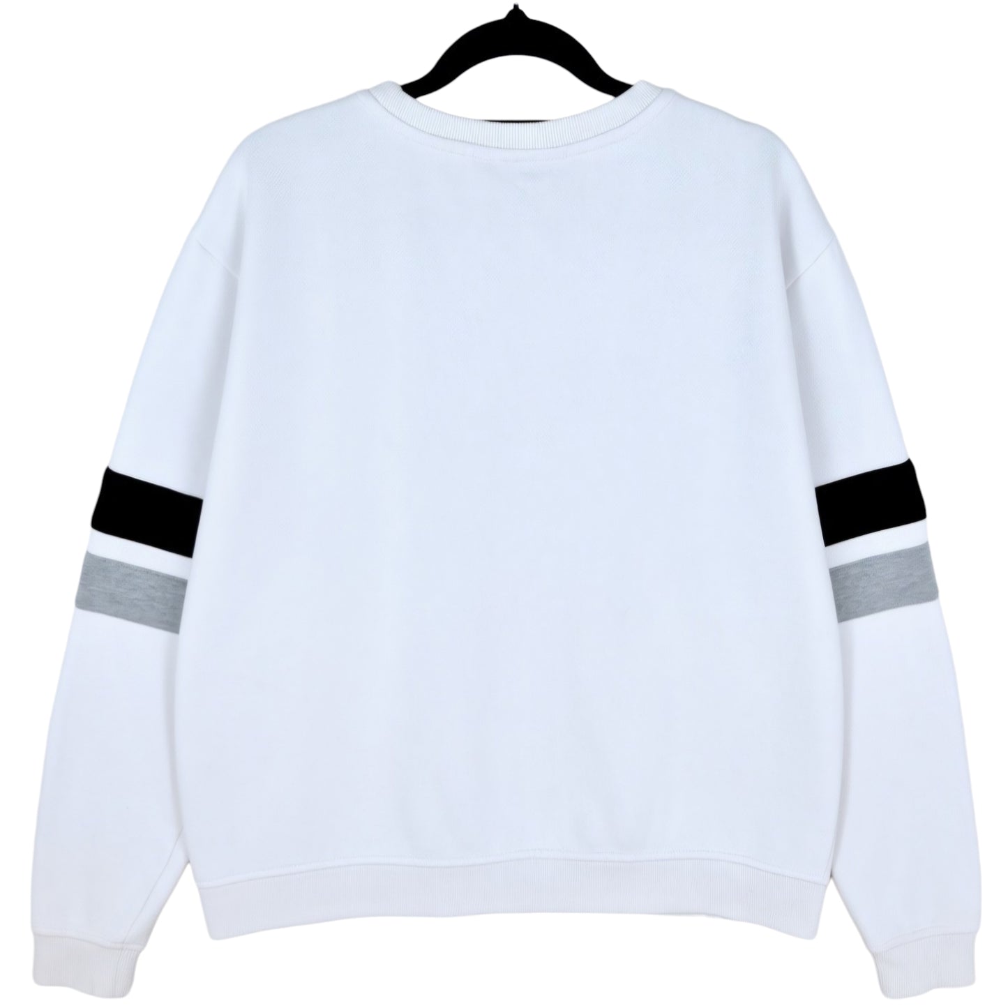 FILA White Embroidered Crewneck Sweater Size XL