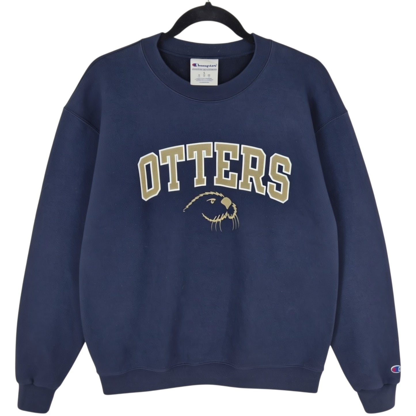 Champion Monterey Bay Otters Dark Blue Crewneck Sweater SIze L