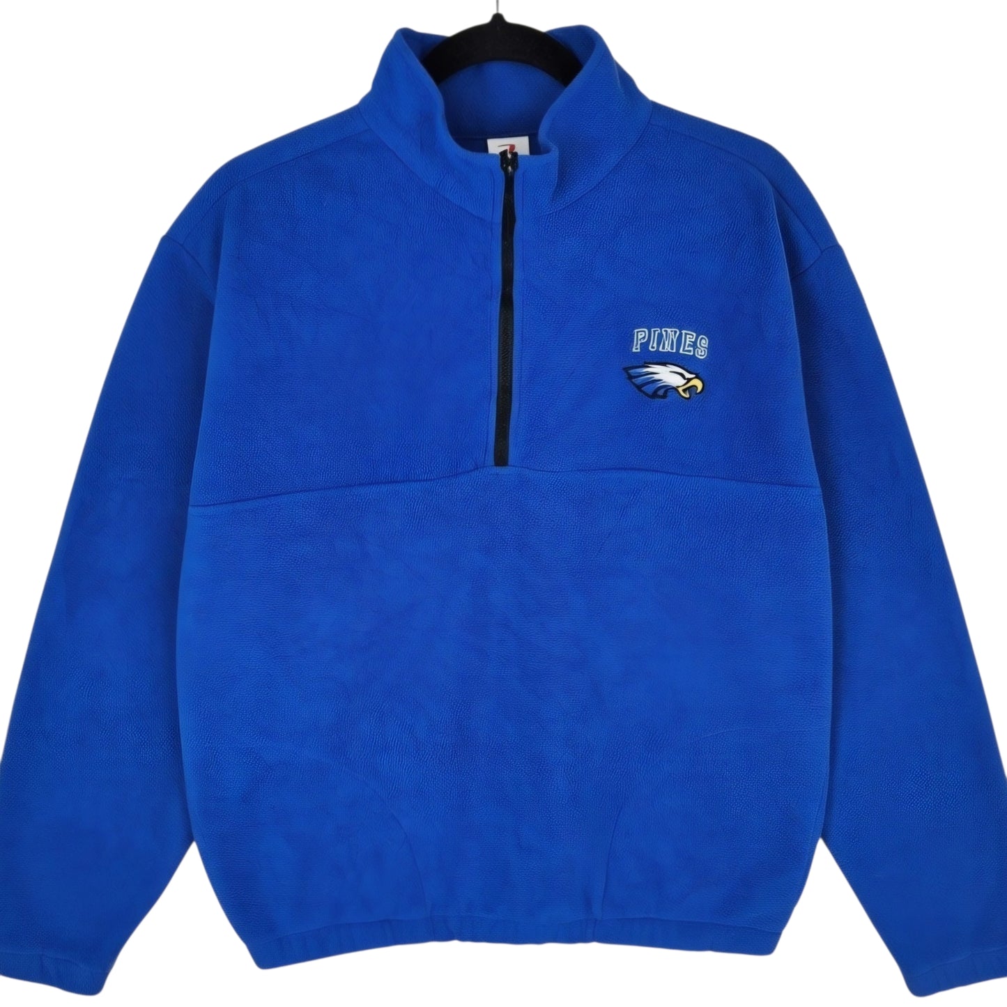 Pines Eagles Blue Quarter Zip Fleece Jumper Size M