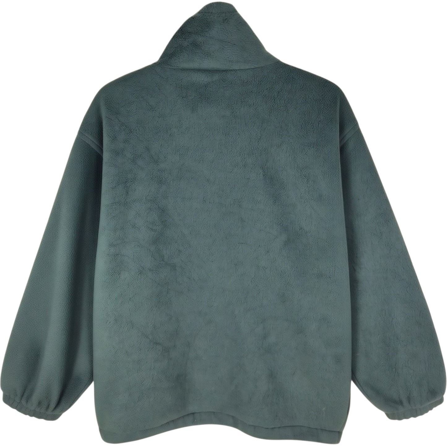 Vintage Minnesota 80's Green USA Made Fleece Zip Jumper Size S