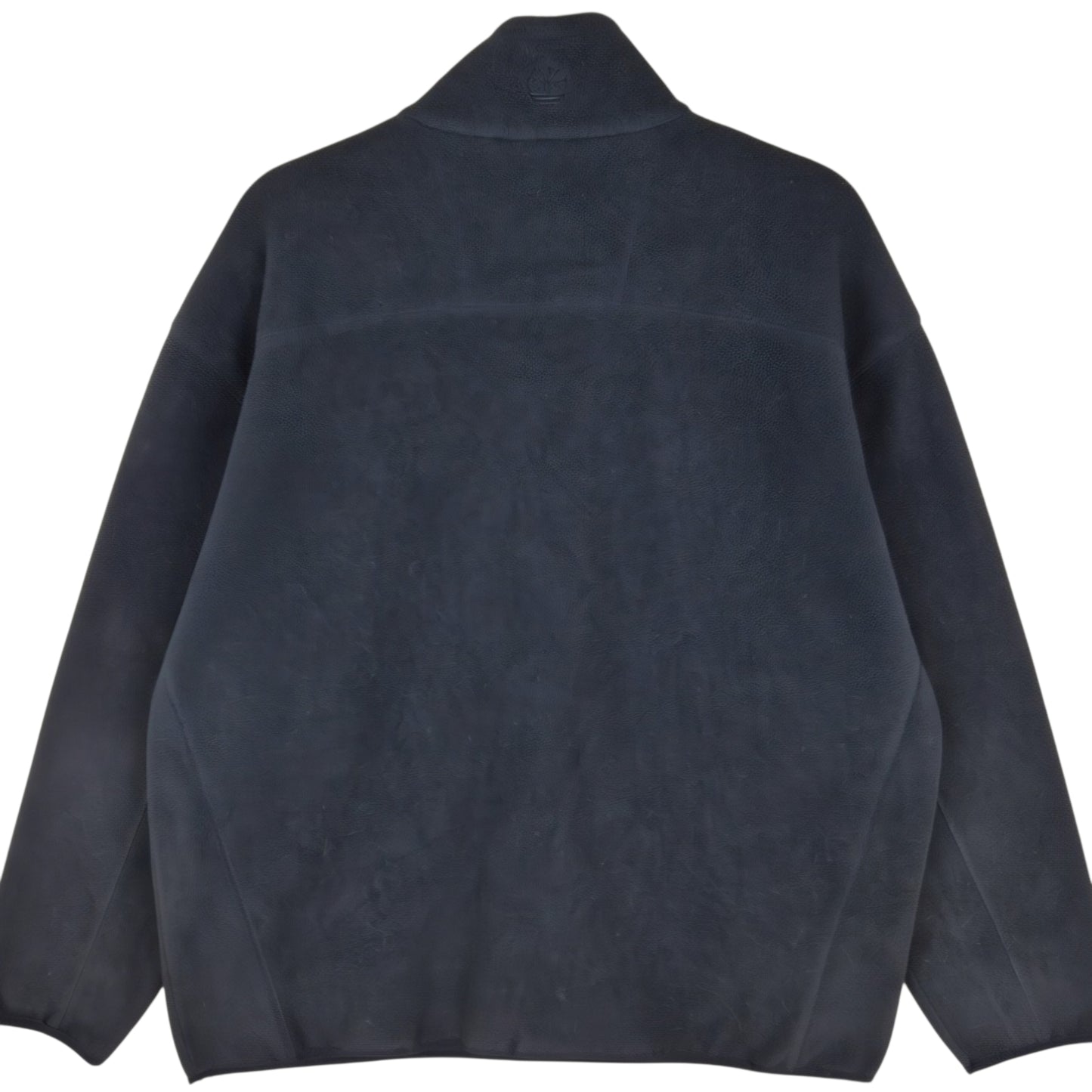 Timberland Black Quarter Zip Fleece Jumper Size XL