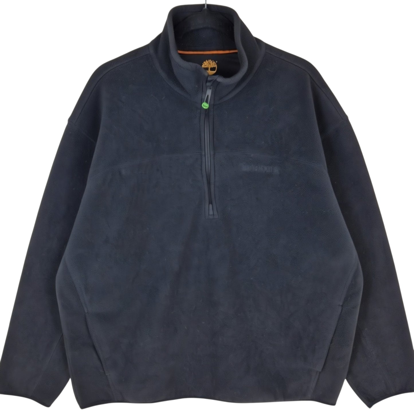Timberland Black Quarter Zip Fleece Jumper Size XL