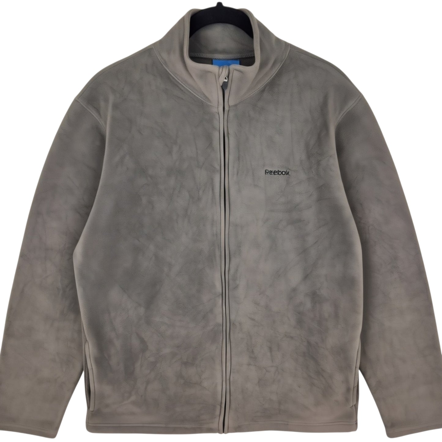 Reebok Dark Brown Fleece Zip Jumper Size L