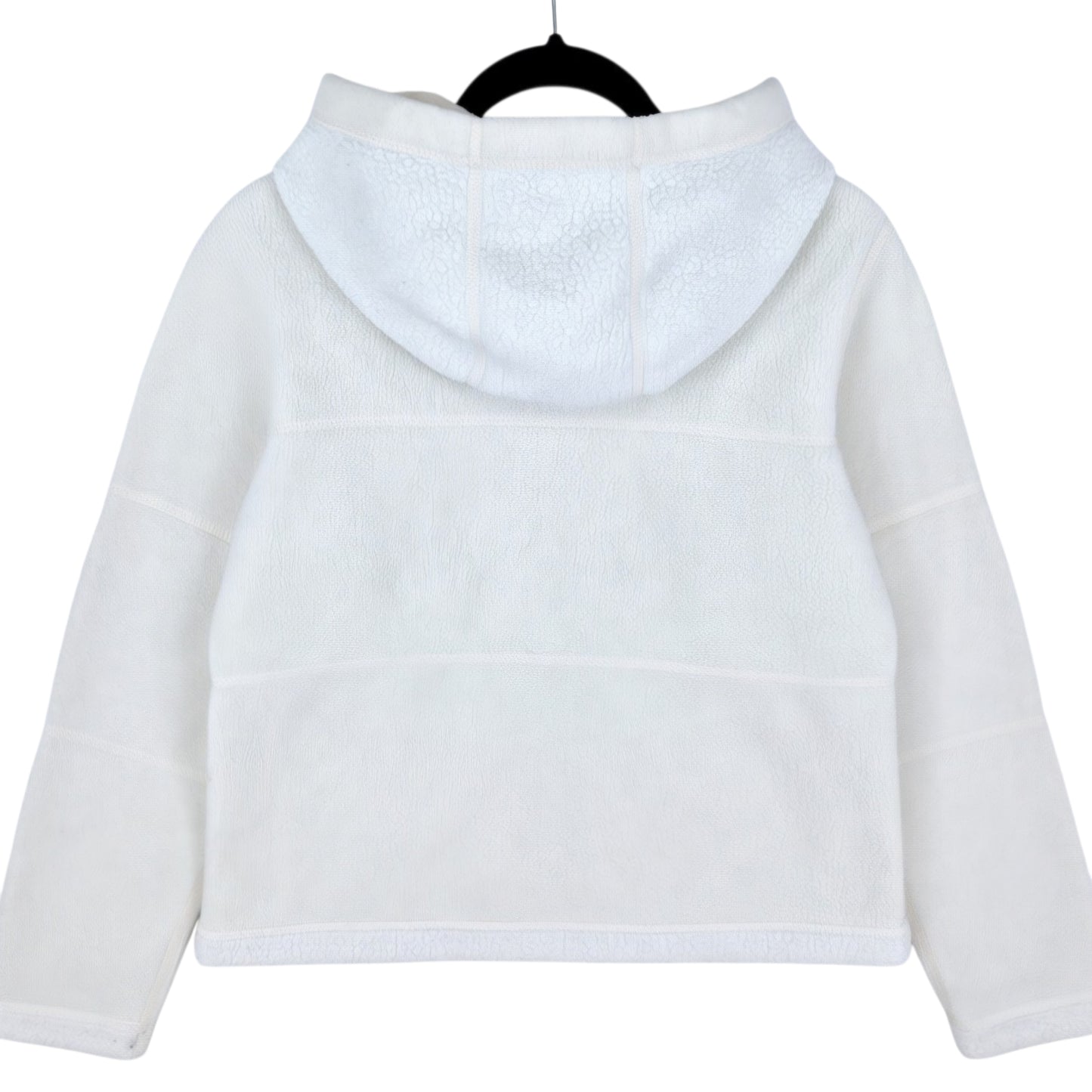 Vintage Patagonia 90's Womens White USA Fleece Zip Hoodie Size S