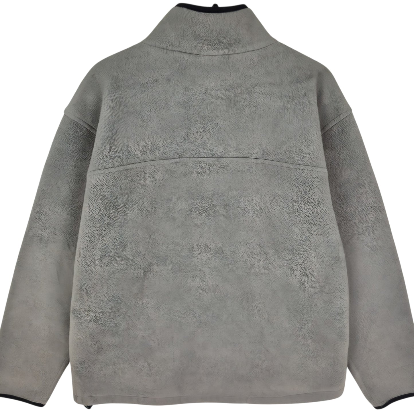 Vintage Cabelas 90's Grey Quarter Button Canada Fleece Jumper Size L