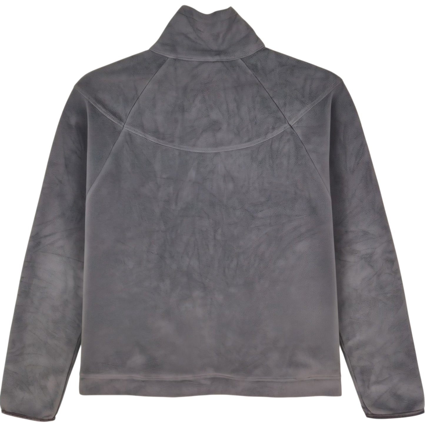 Reebok Womens Dark Grey Quarter Zip Fleece Jumper Size S