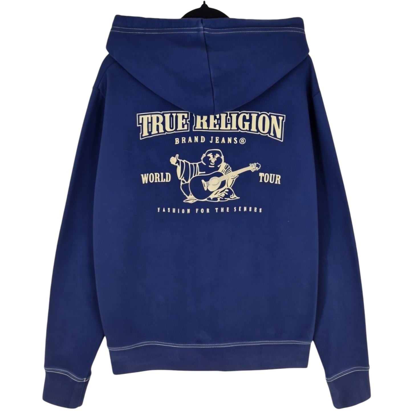 True Religion Dark Blue Zip Hoodie Size L