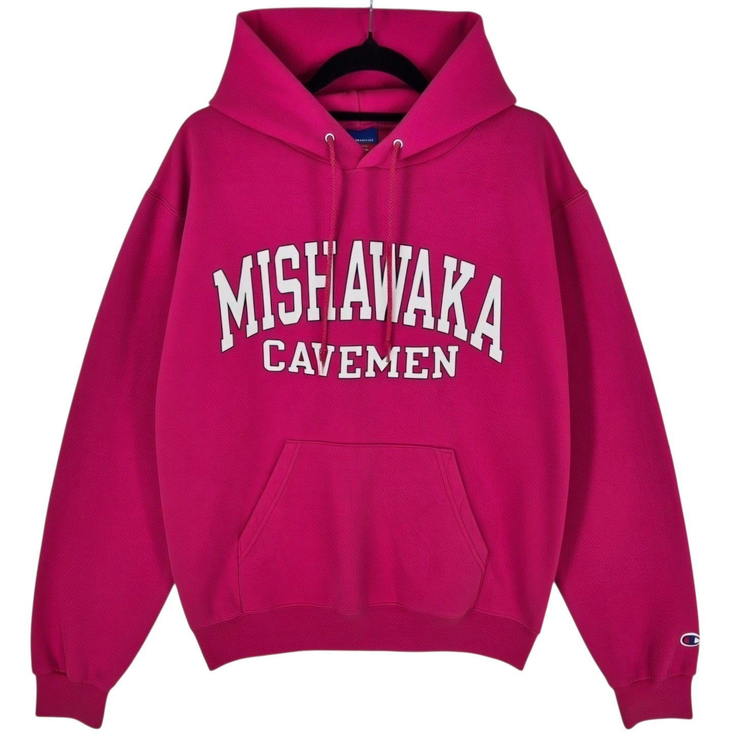 Champion Mishawaka Cavemen Pink Hoodie Size S