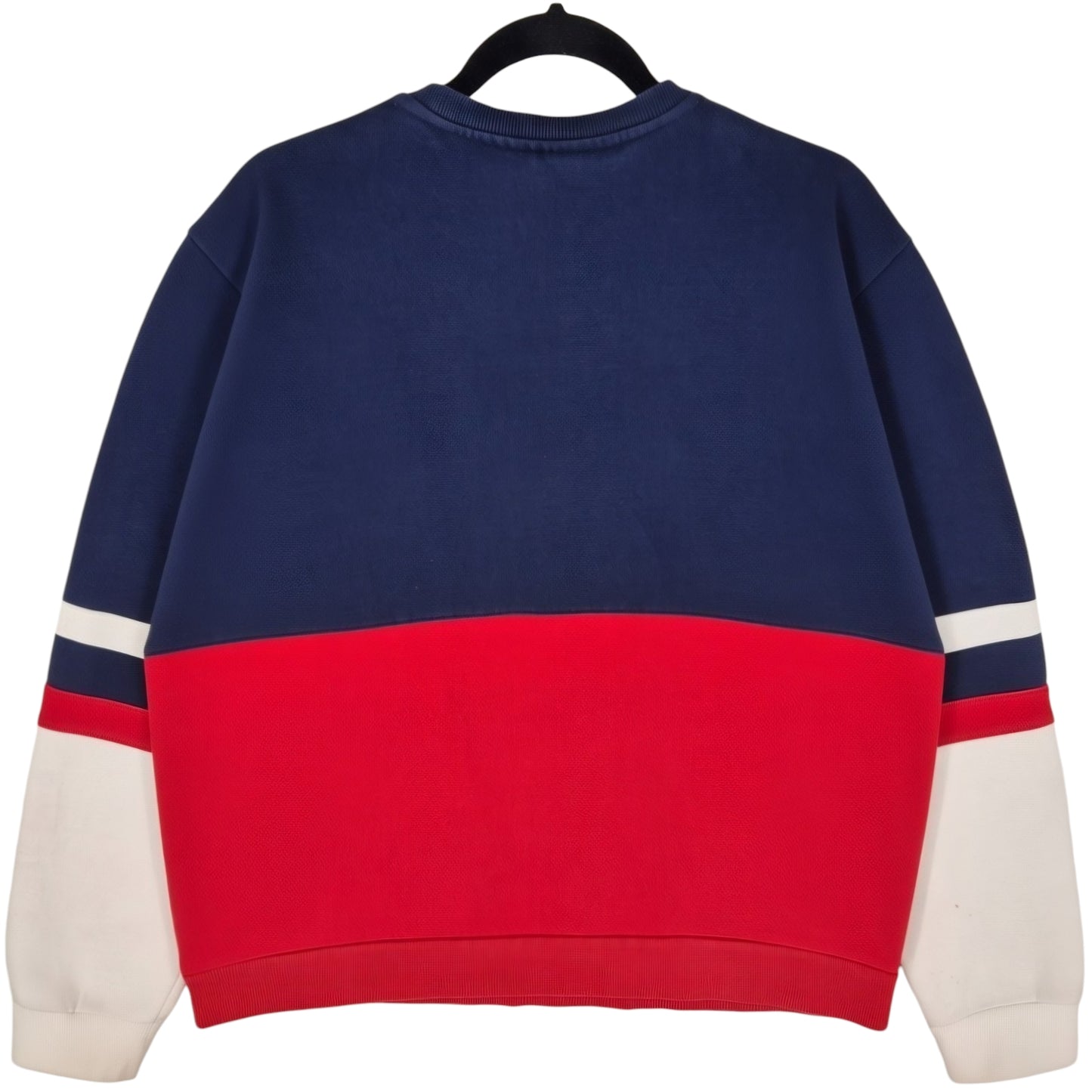 FILA Blue White & Red Embroidered Crewneck Sweater Size 2XL