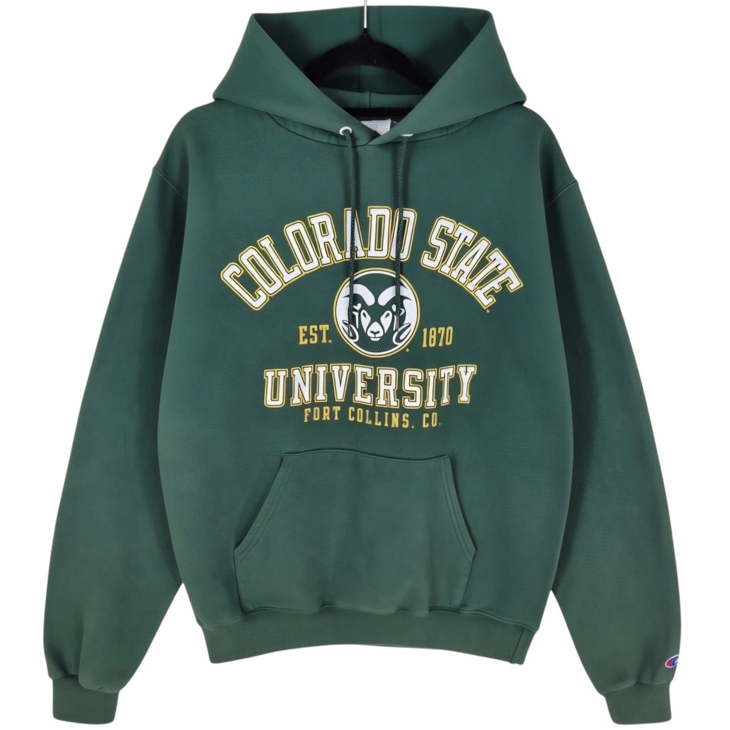 Champion Colorado State University Green Hoodie Size S