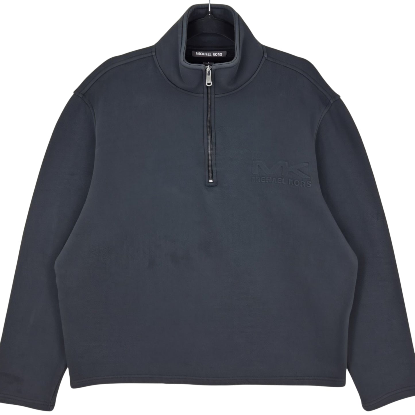 Michael Kors Black Quarter Zip Sweater Size L