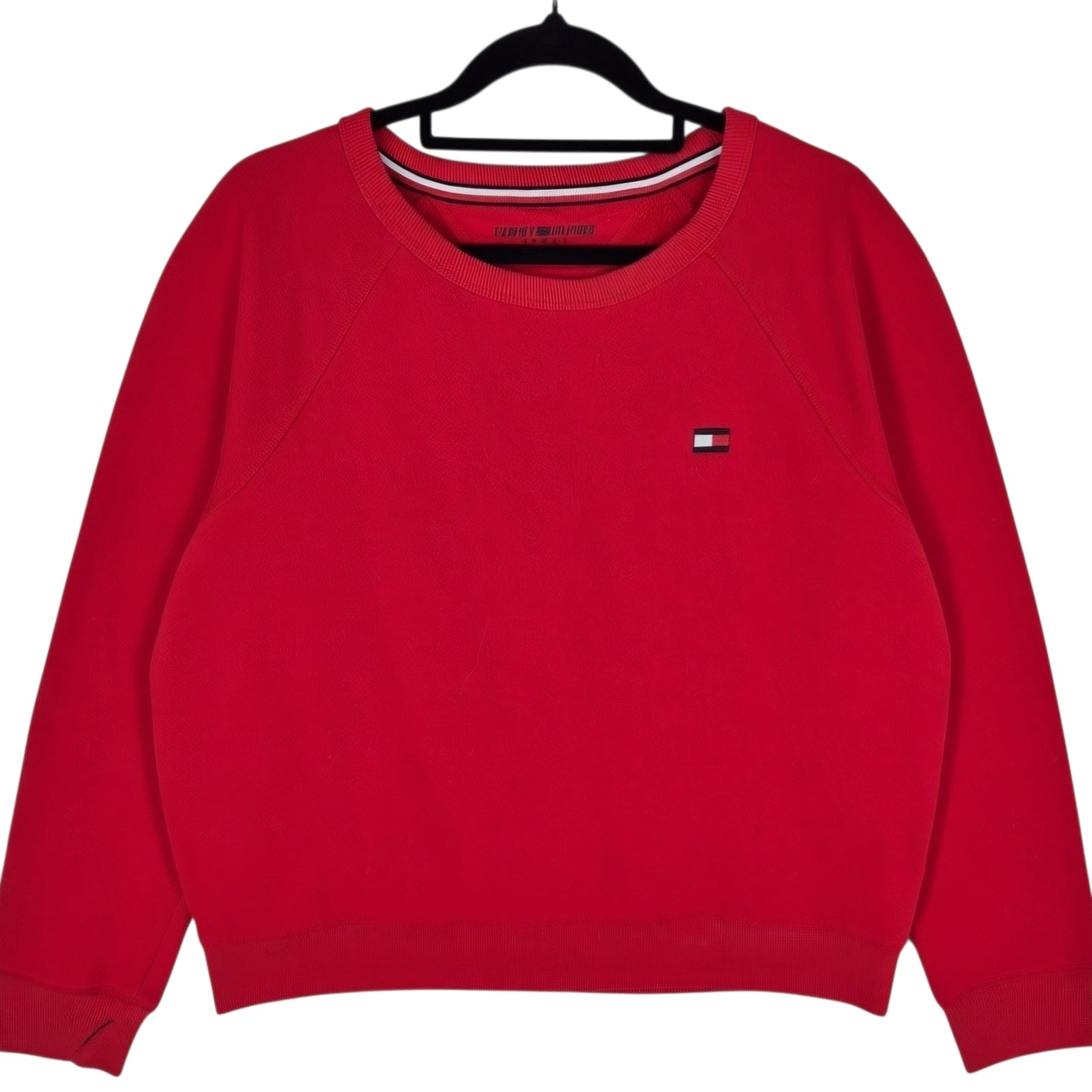 Tommy Hilfiger Sport Womens Red Crewneck Sweater Size M