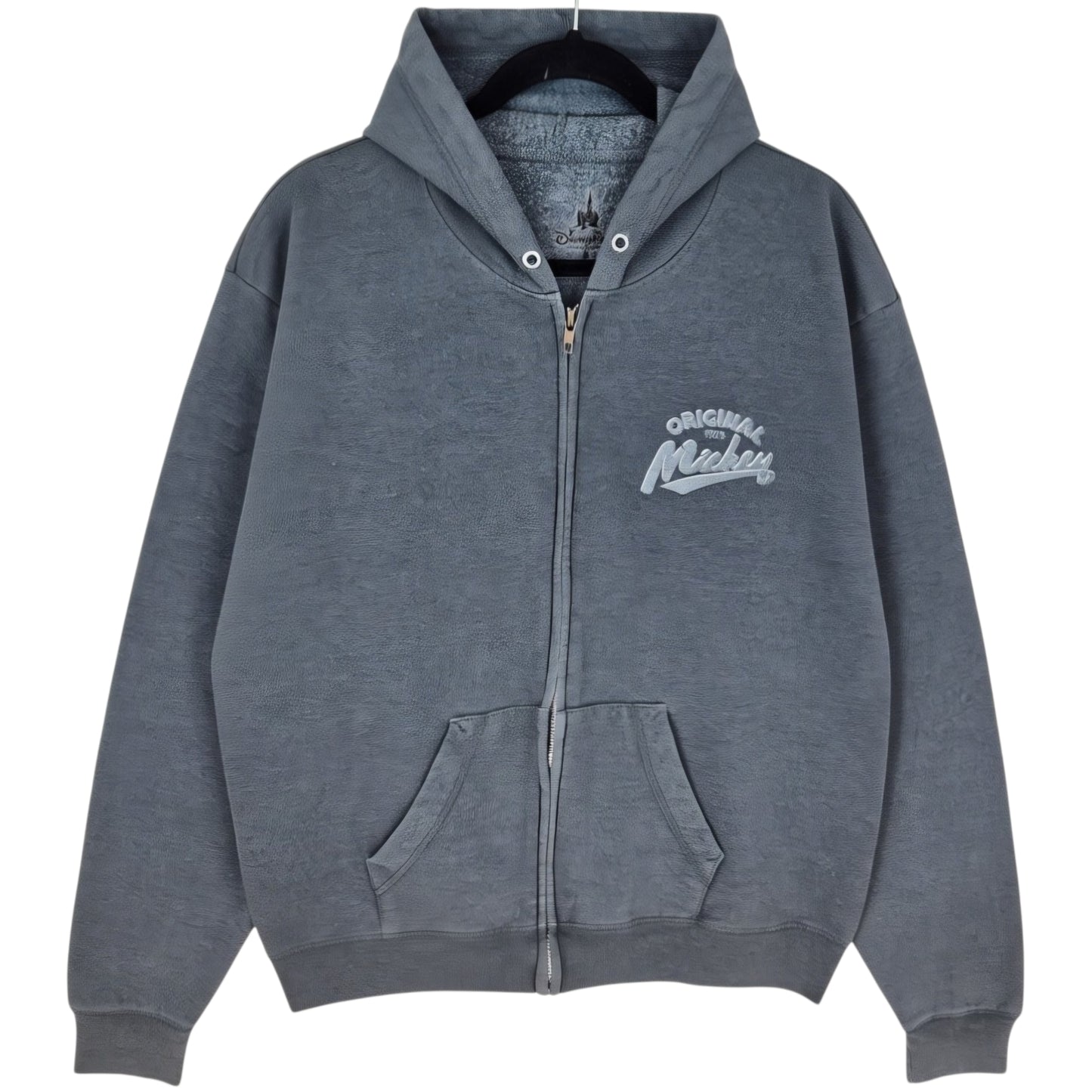 Disney Mickey Mouse Grey Zip Hoodie Size M
