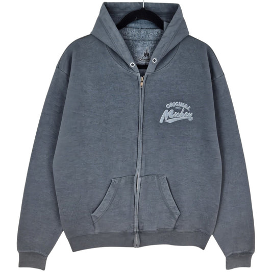Disney Mickey Mouse Grey Zip Hoodie Size M