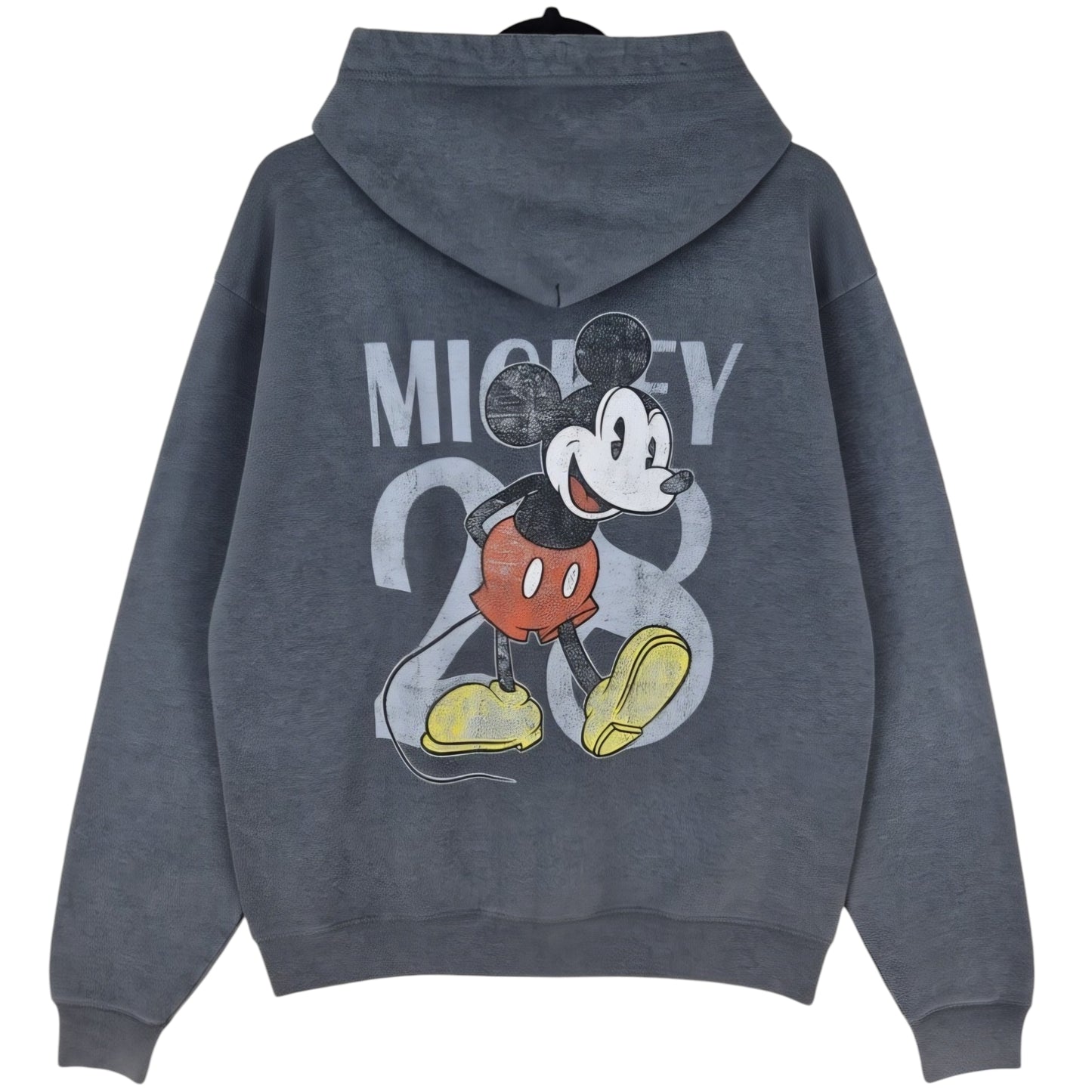 Disney Mickey Mouse Grey Zip Hoodie Size M
