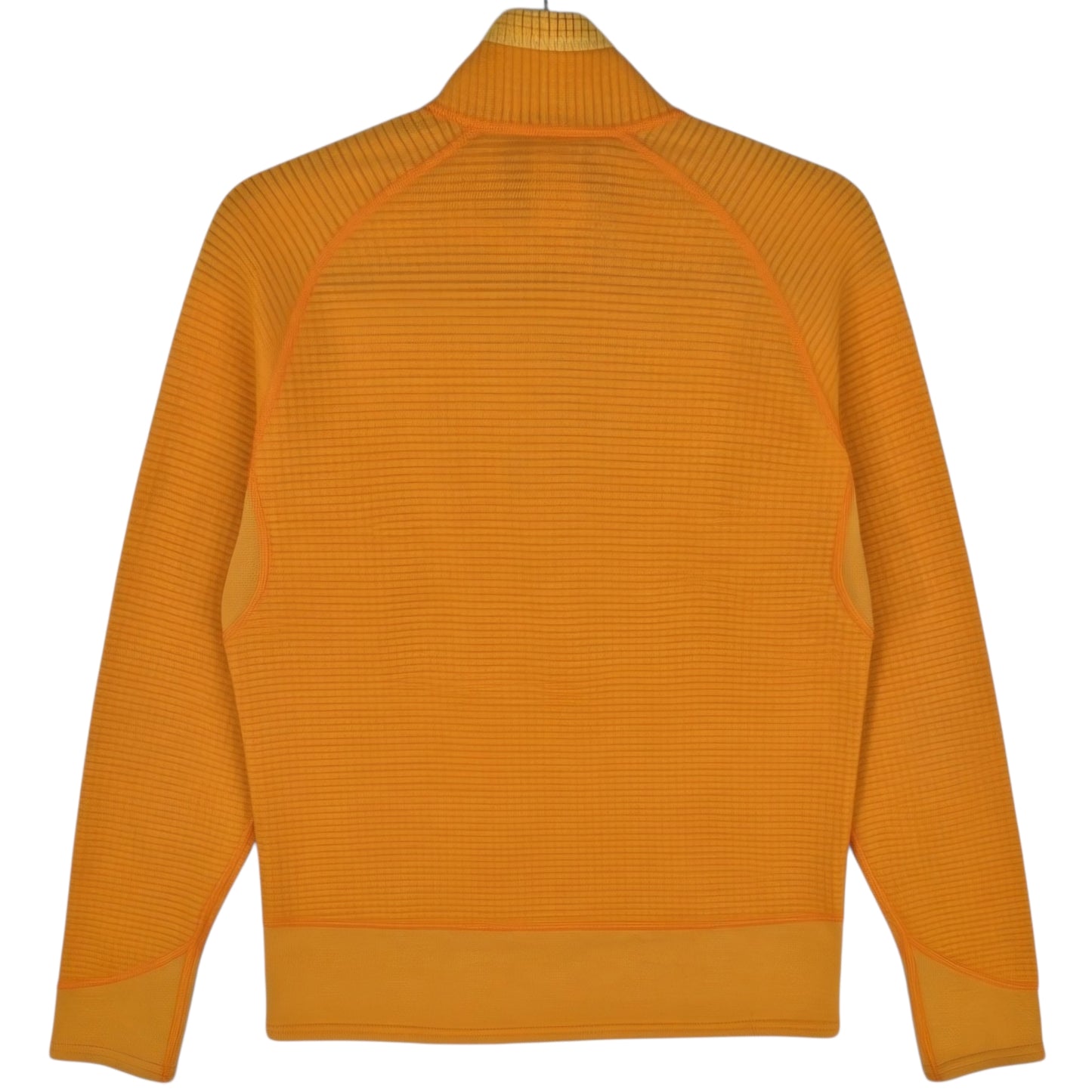 Patagonia Yellow Asymmetrical Stretchy Jumper Size M
