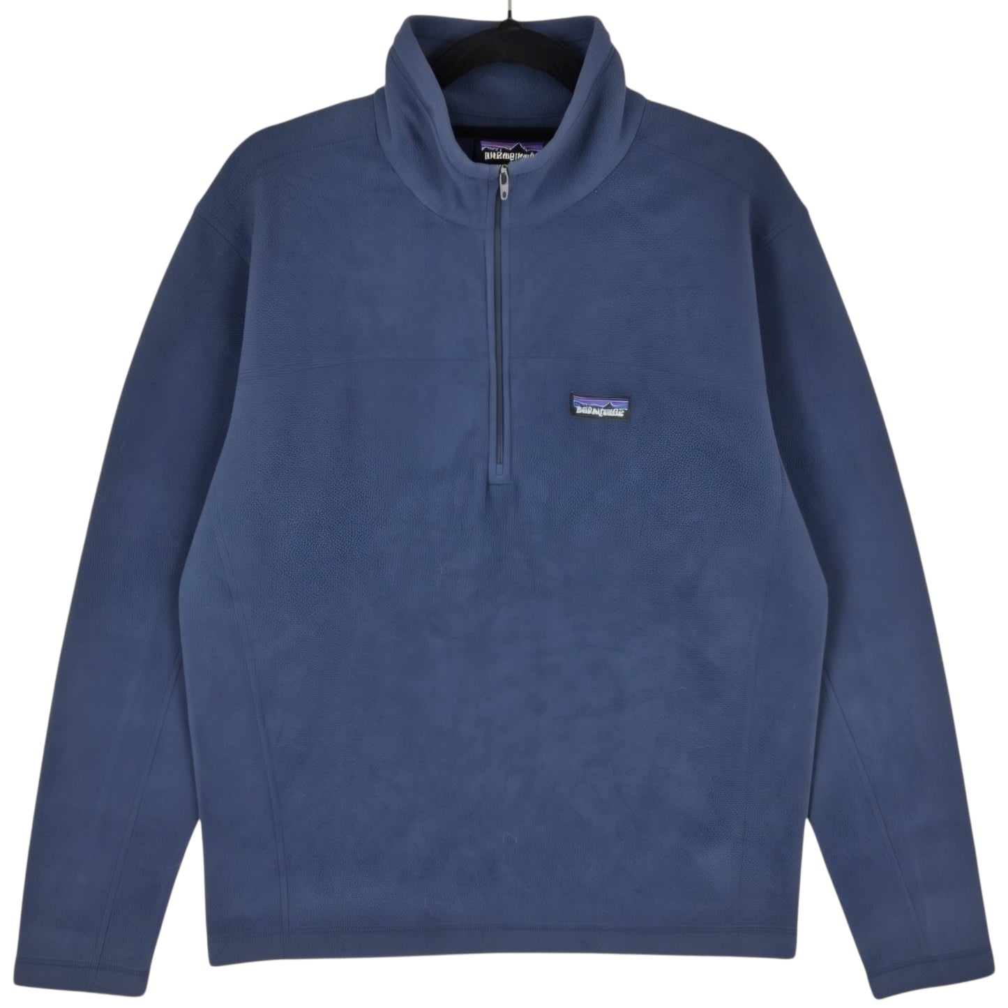 Patagonia Dark Blue Quarter Zip Fleece Jumper Size M
