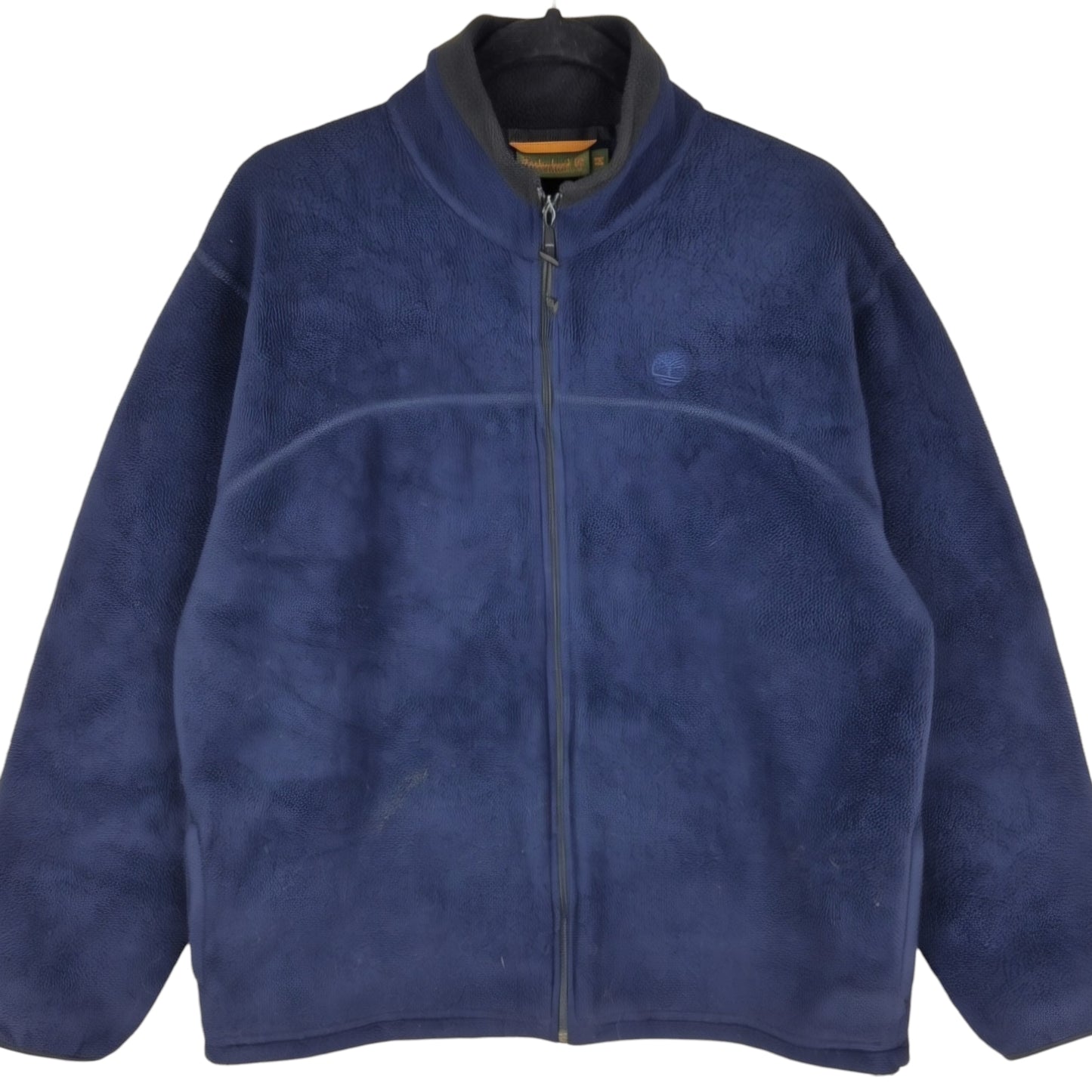 Vintage Timberland 90's Dark Blue Fleece Zip Jumper Size M