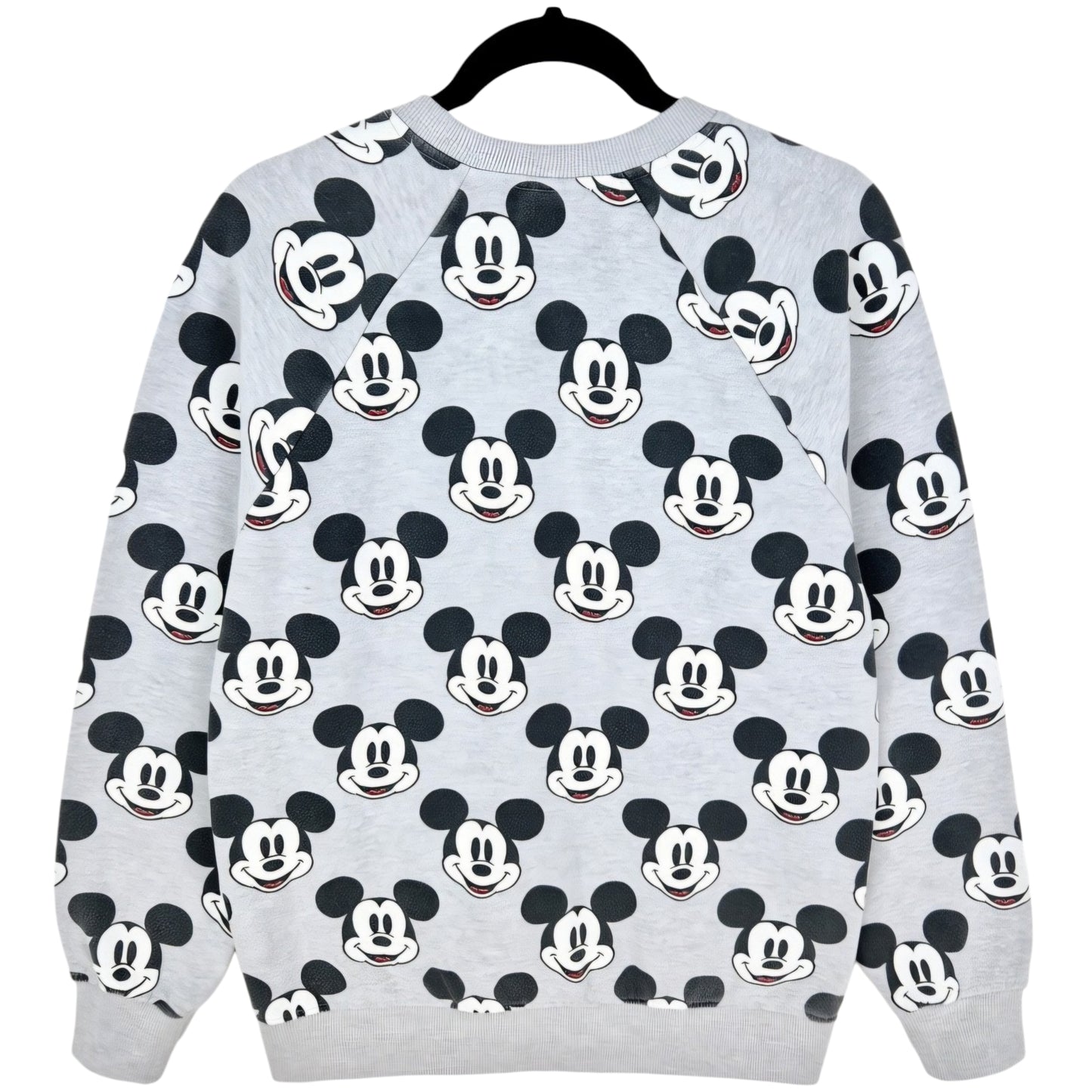Disney Mickey Mouse Light Grey Crewneck Sweater Size M