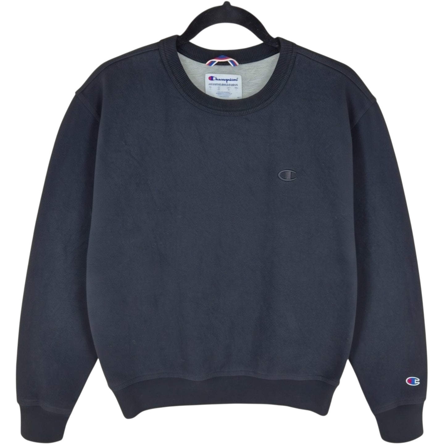Champion Black Crewneck Sweater Size S