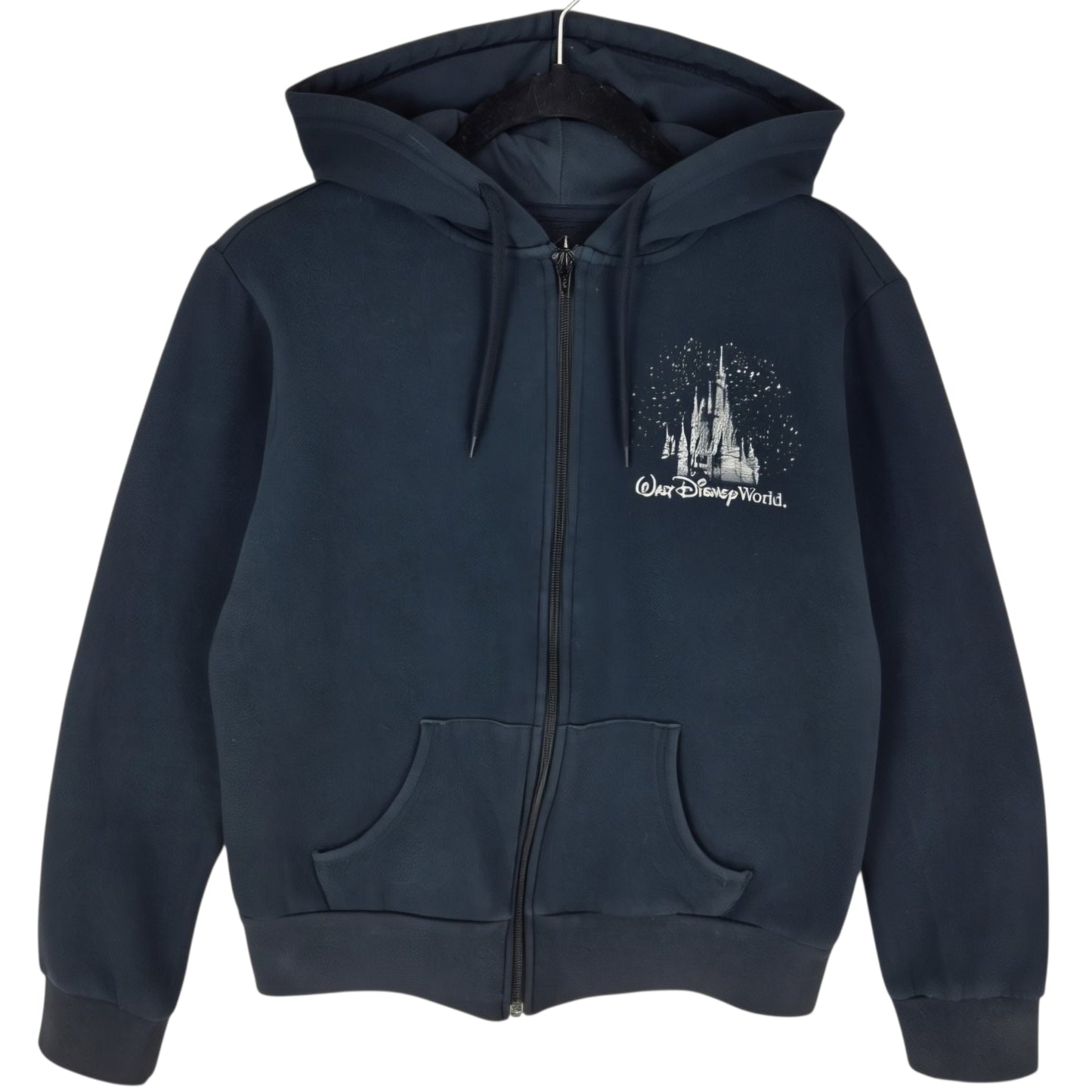 Walt Disney World Womens Black Zip Hoodie Size M