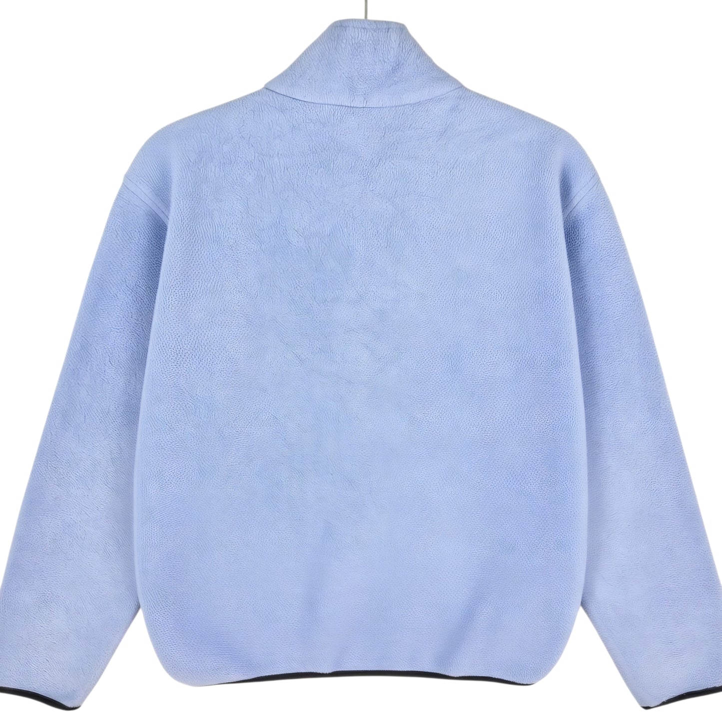 Vintage LL Bean 90's Light Blue Fleece Zip Jumper Size L