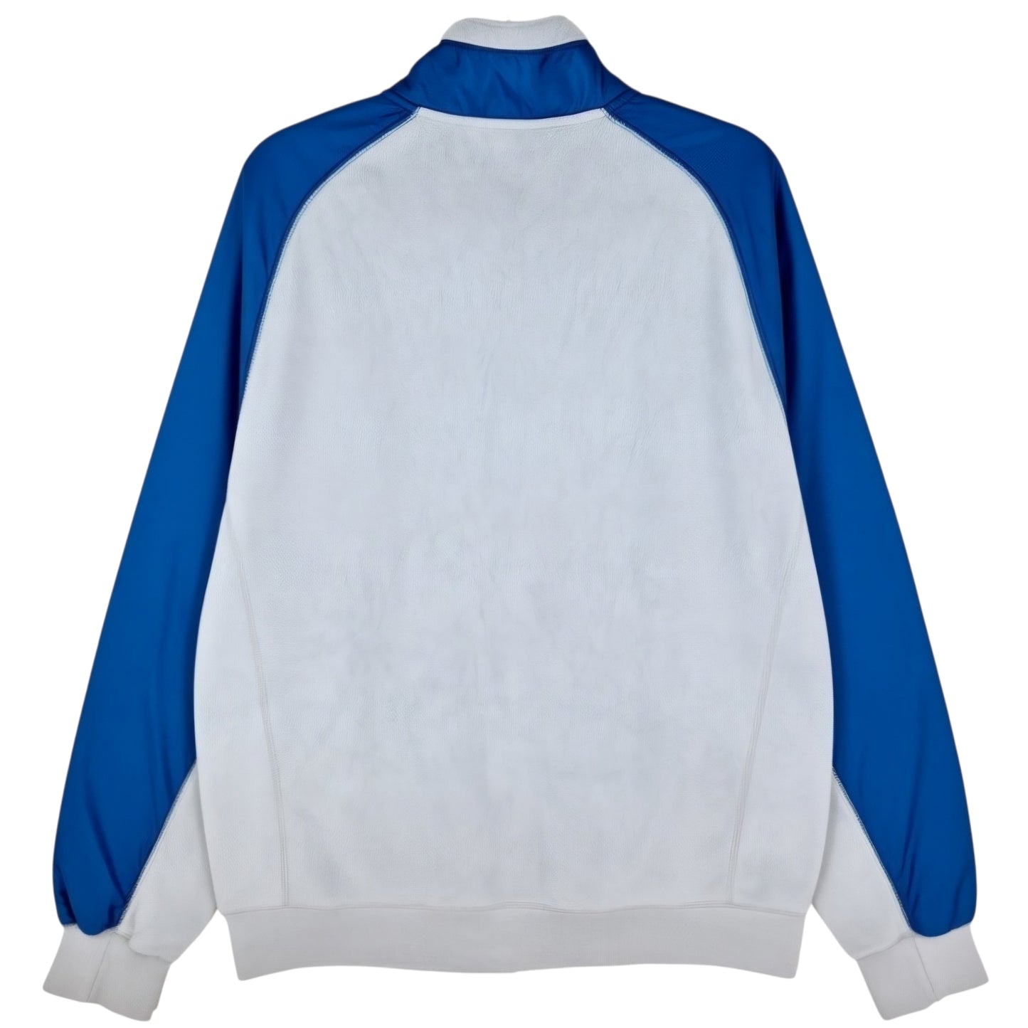 Vintage Nike 2000's Grey & Blue Fleece Zip Jumper Size XL