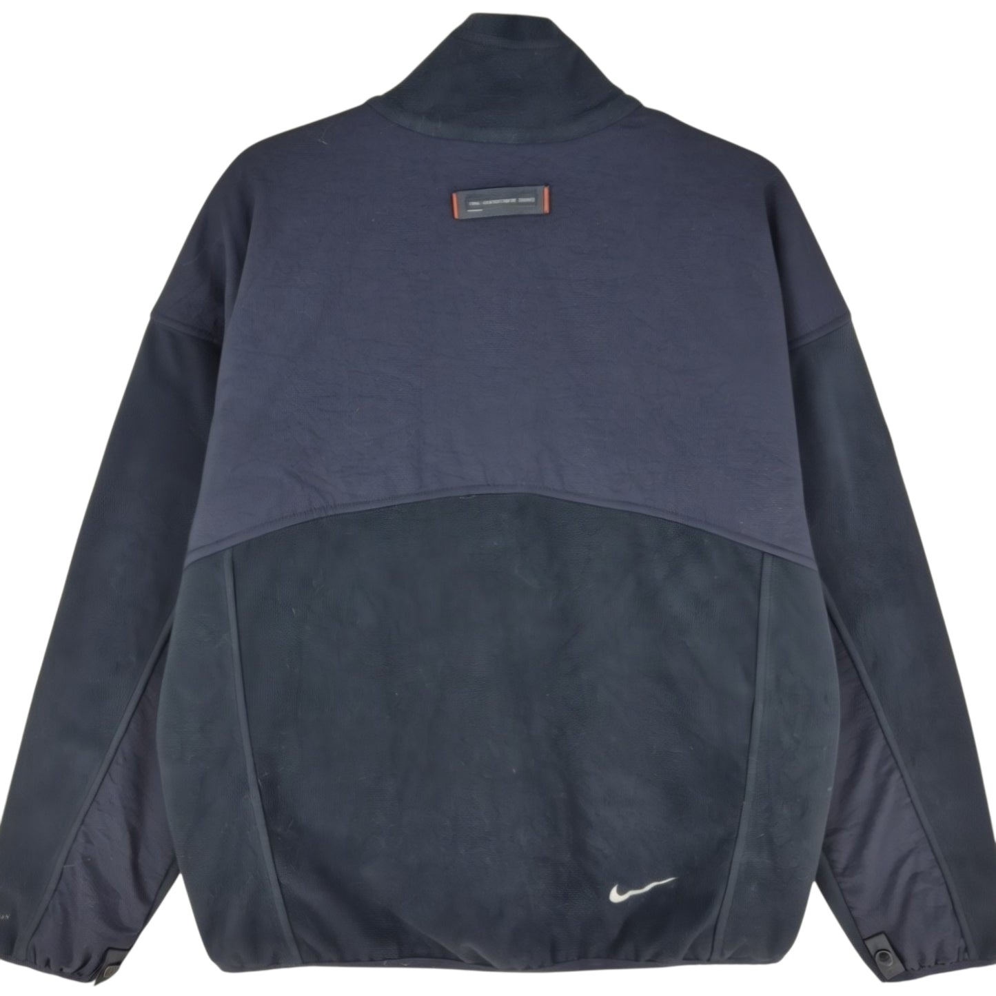 Vintage Nike ACG 2000's Black Heavy Fleece Zip Jumper Size L