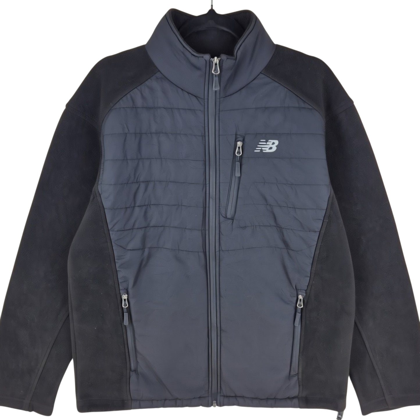 New Balance Black Fleece Zip Jumper Size M