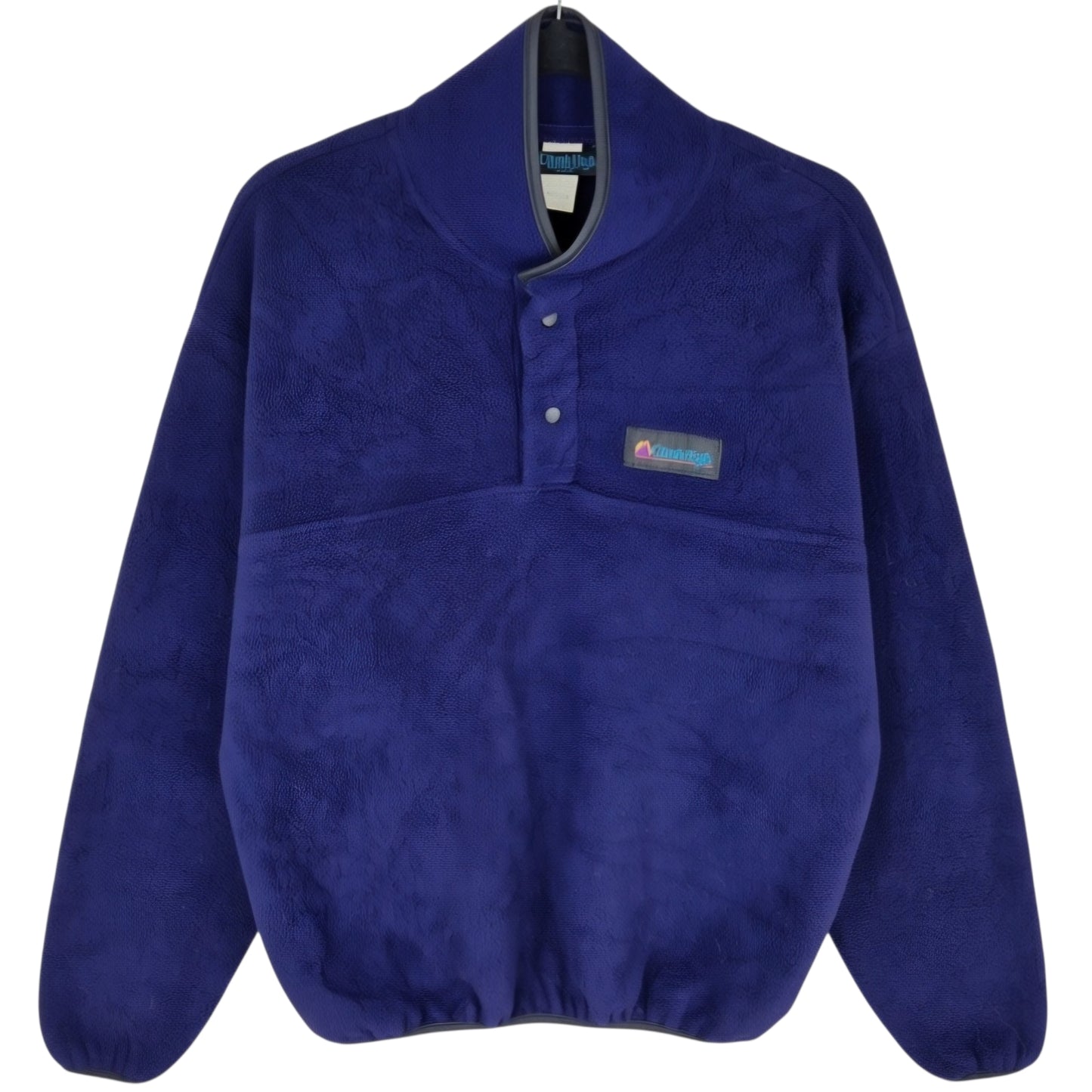 Vintage Climb High 80's Purple USA Made Fleece Jumper Size M