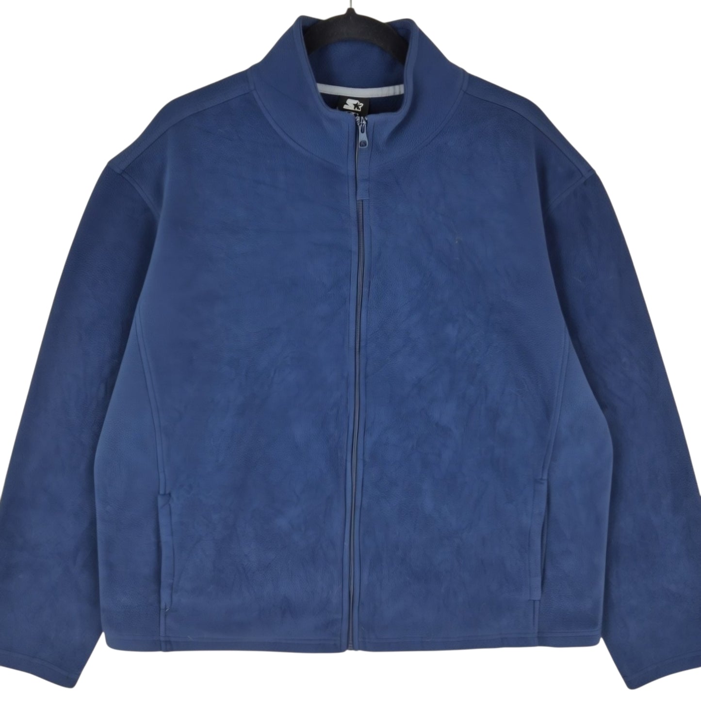 Vintage Starter Dark Blue Fleece Zip Jumper Size XL
