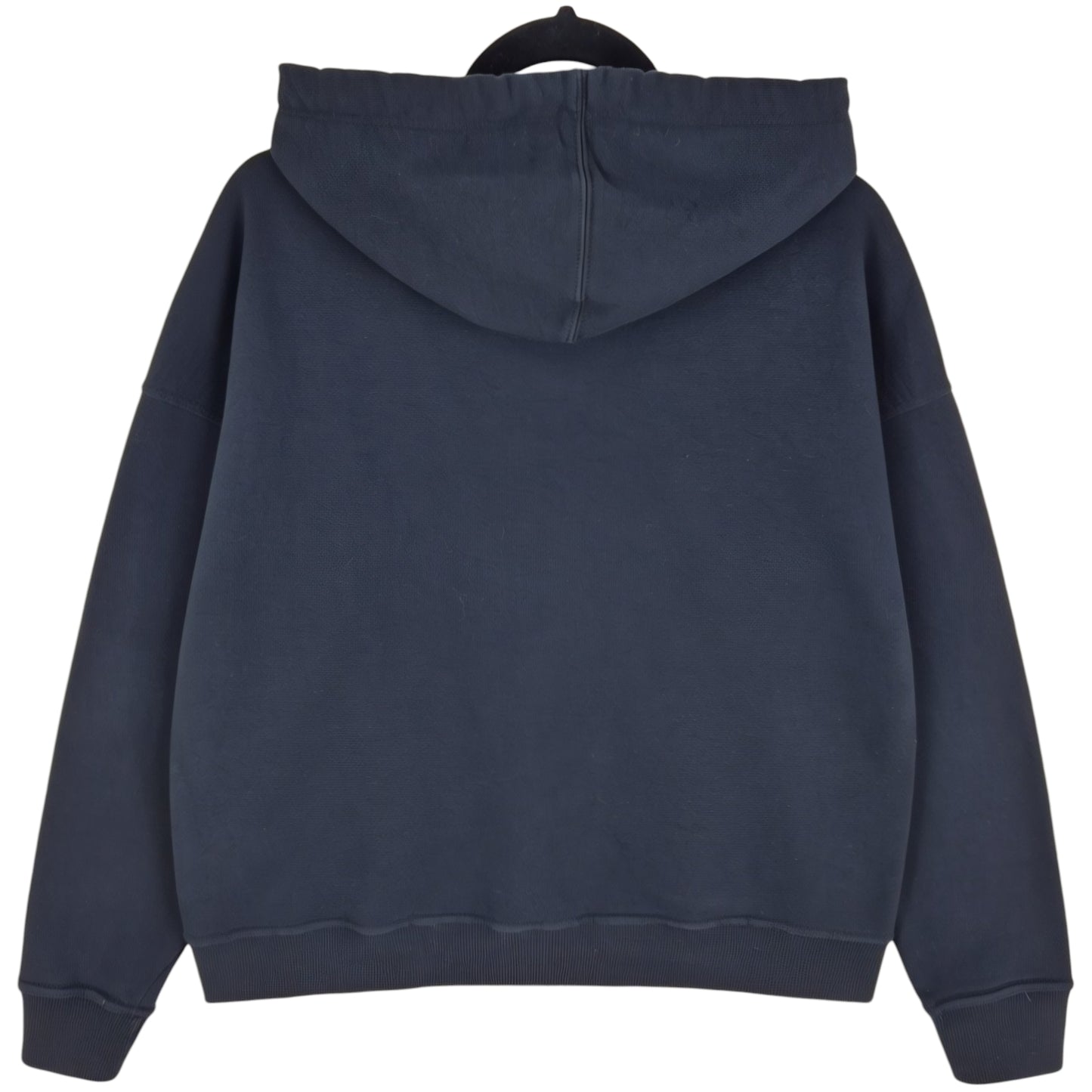 Champion Womens Black Chest Script Hoodie Size L