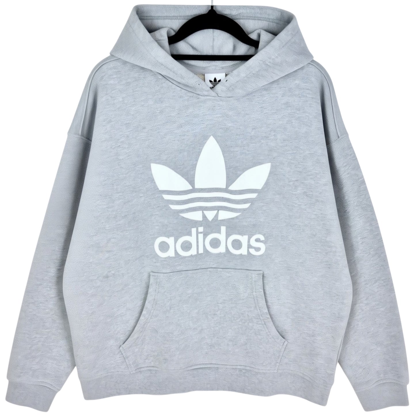 Adidas Womens Light Grey Oversized Hoodie Size M