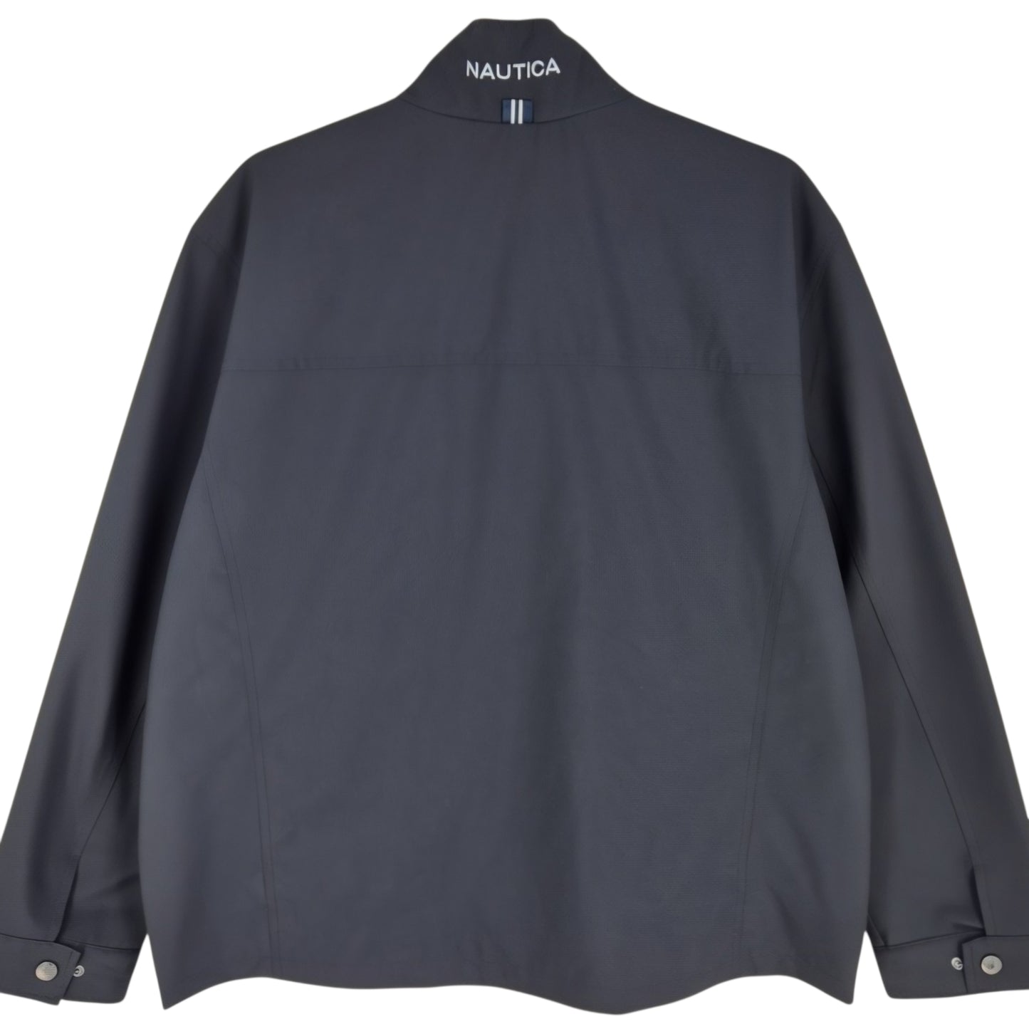 Nautica Black Light Windbreaker Jacket Size XL