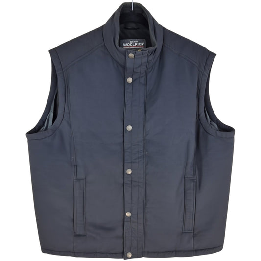 Woolrich Black Duck Down Puffer Vest Size L