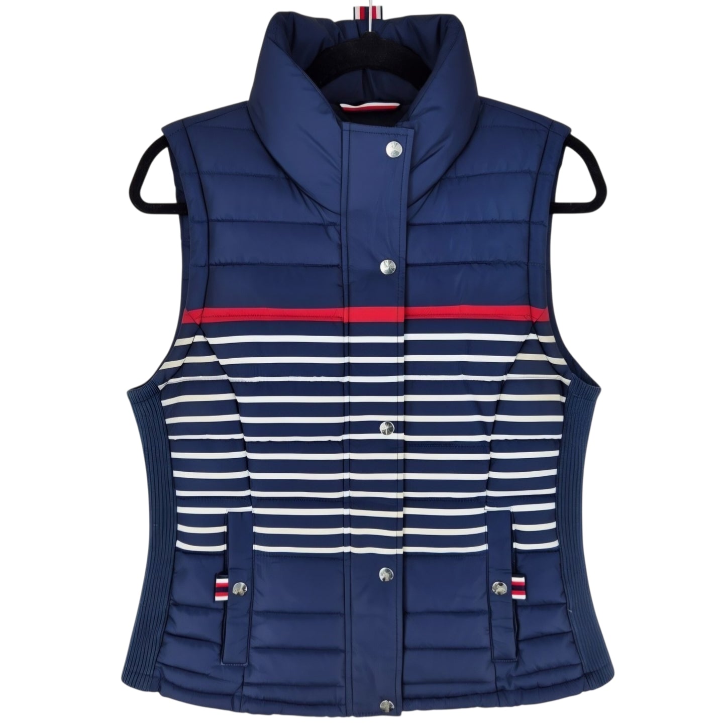Tommy Hilfiger Womens Dark Blue Padded Vest Size M