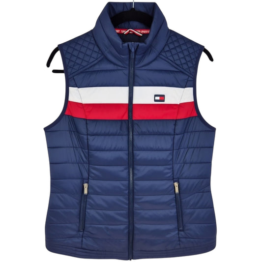 Tommy Hilfiger Sport Womens Dark Blue Padded Vest Size M